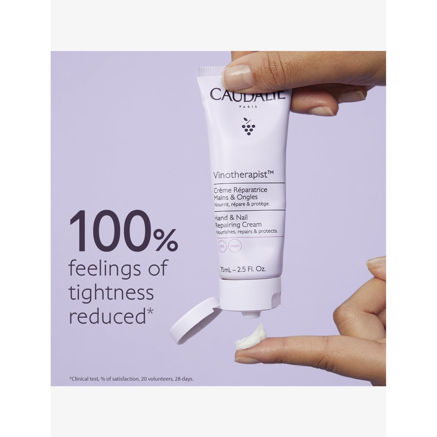Caudalíe Vinotherapist hand and nail cream 75ml, UK version