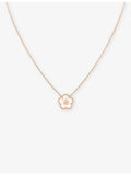Van Cleef & Arpels plum blossom pendant necklace 18ct rose gold mother-of-pearl 42cm - British product