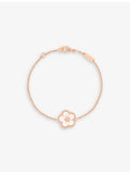 Van Cleef Arpels mother-of-pearl bracelet 18ct rose gold, imported from the UK