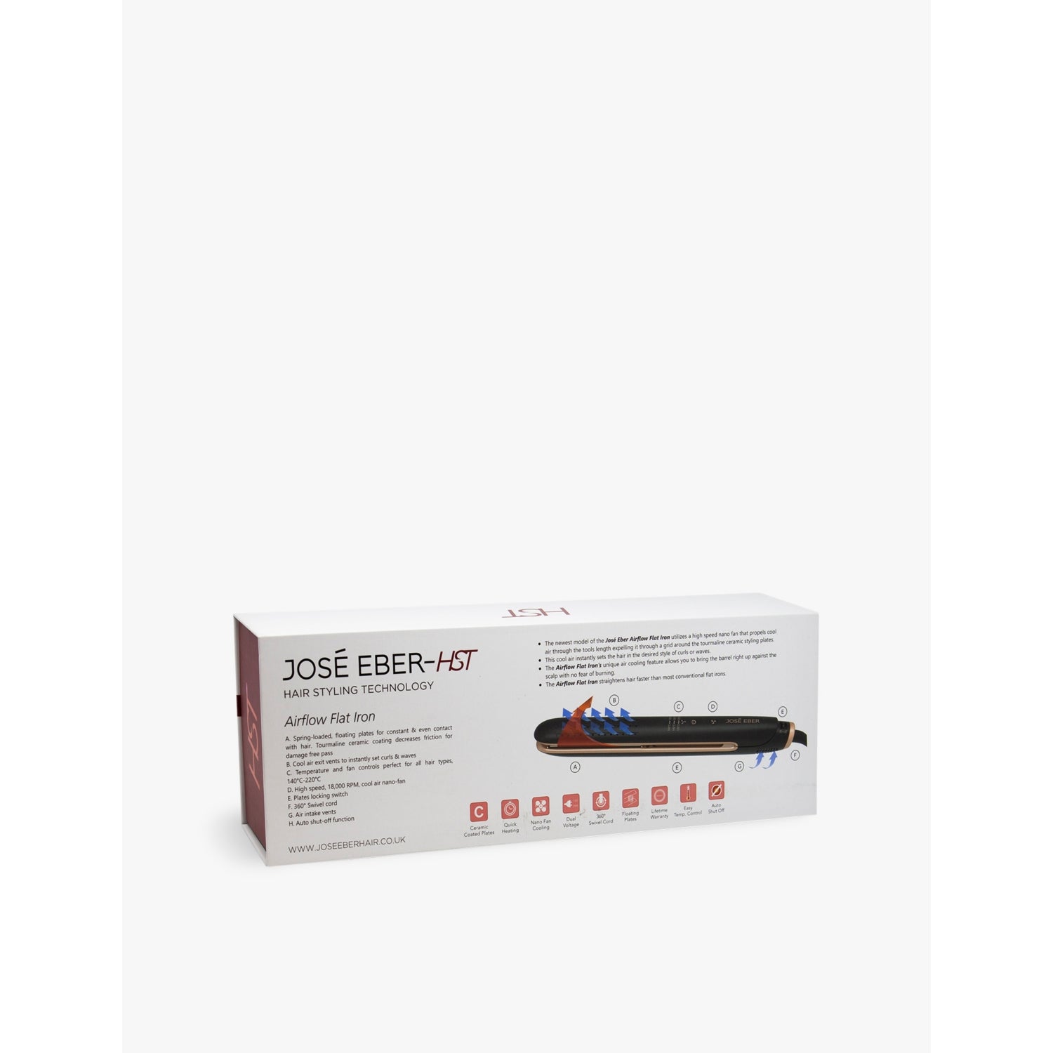 José Eber HST Airflow straighteners - British product