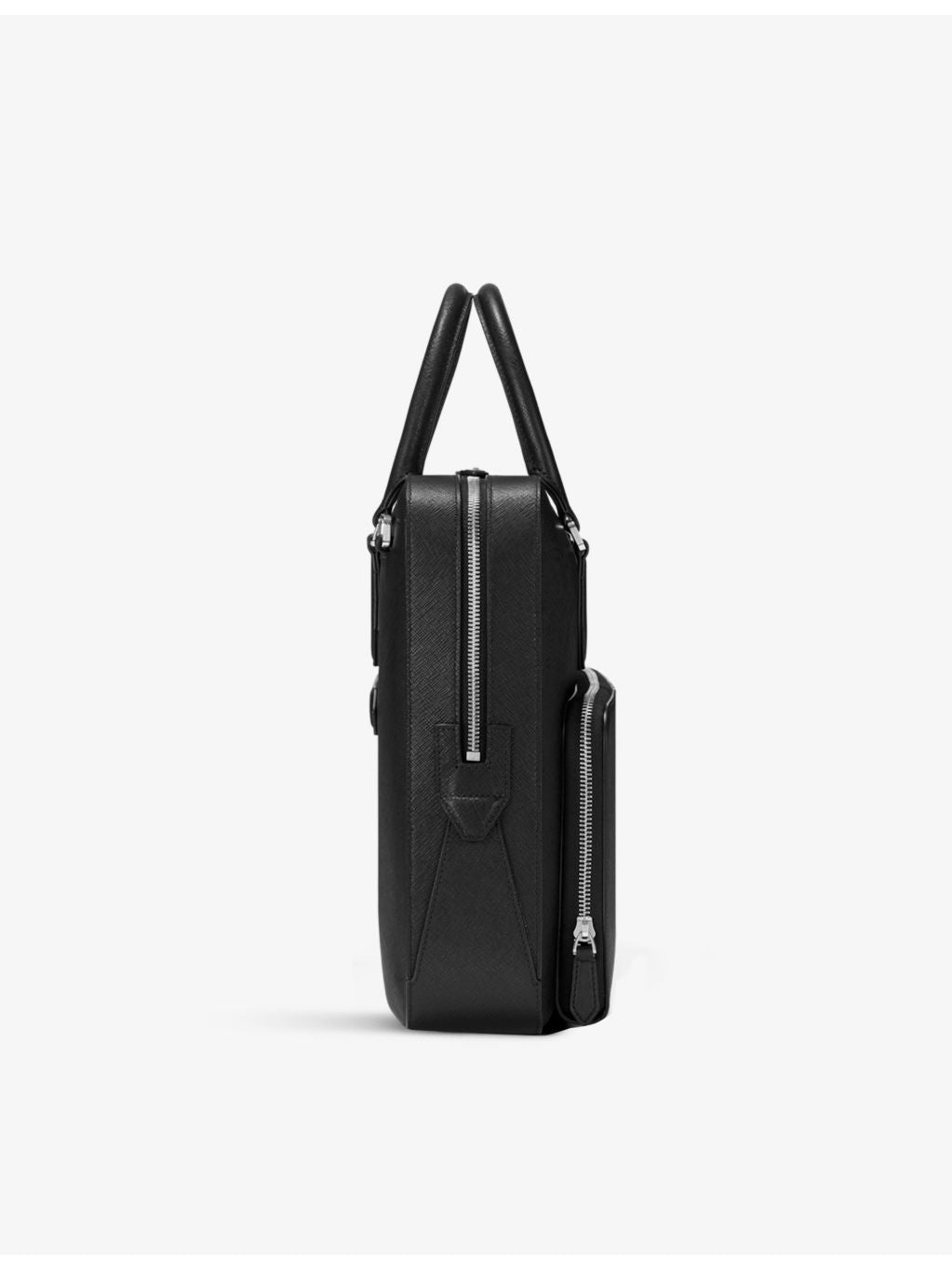 Montblanc logo-embellished leather document case, imported from the UK