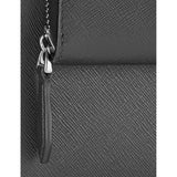 Montblanc grained-leather pouch with silver-tone hardware, imported from the UK