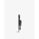 Montblanc grained-leather pouch with silver-tone hardware, imported from the UK