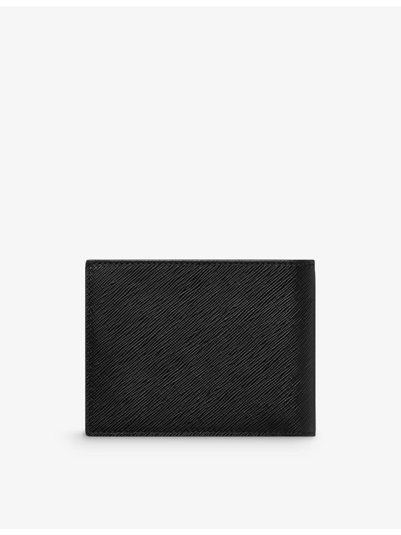 Montblanc Sartorial grained leather wallet with logo embellishment (British brand)