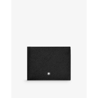selfridges Montblanc Sartorial Logo-Embellished Grained-Leather Wallet- Buy online at McGrocer