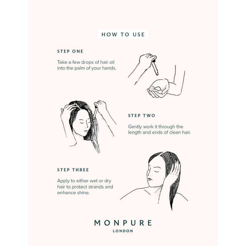 MONPURE Ultralight healthy hair oil 100ml - British product