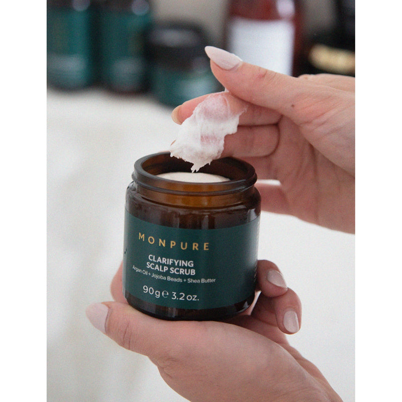 Monpure clarifying scalp scrub 90g (British brand)