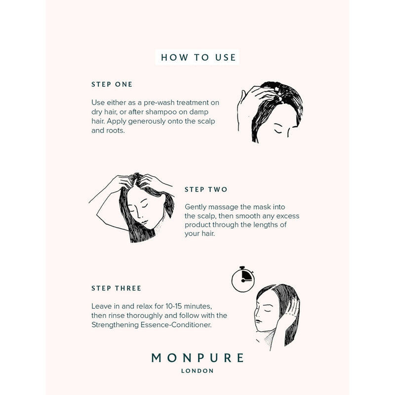 MONPURE Nourish and Stimulate scalp mask 100g - British product