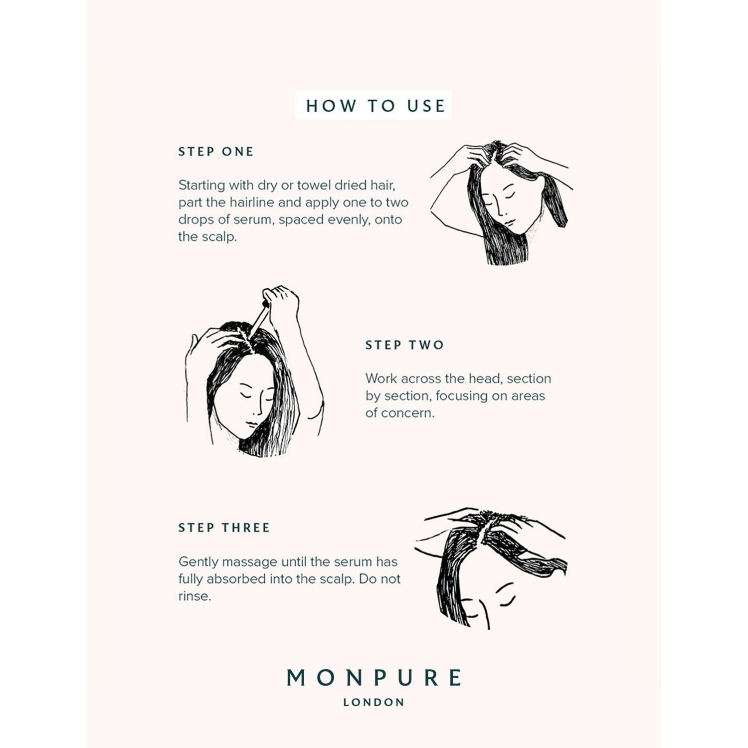 Monpure Hydrate and Soothe scalp serum 50ml (British brand)