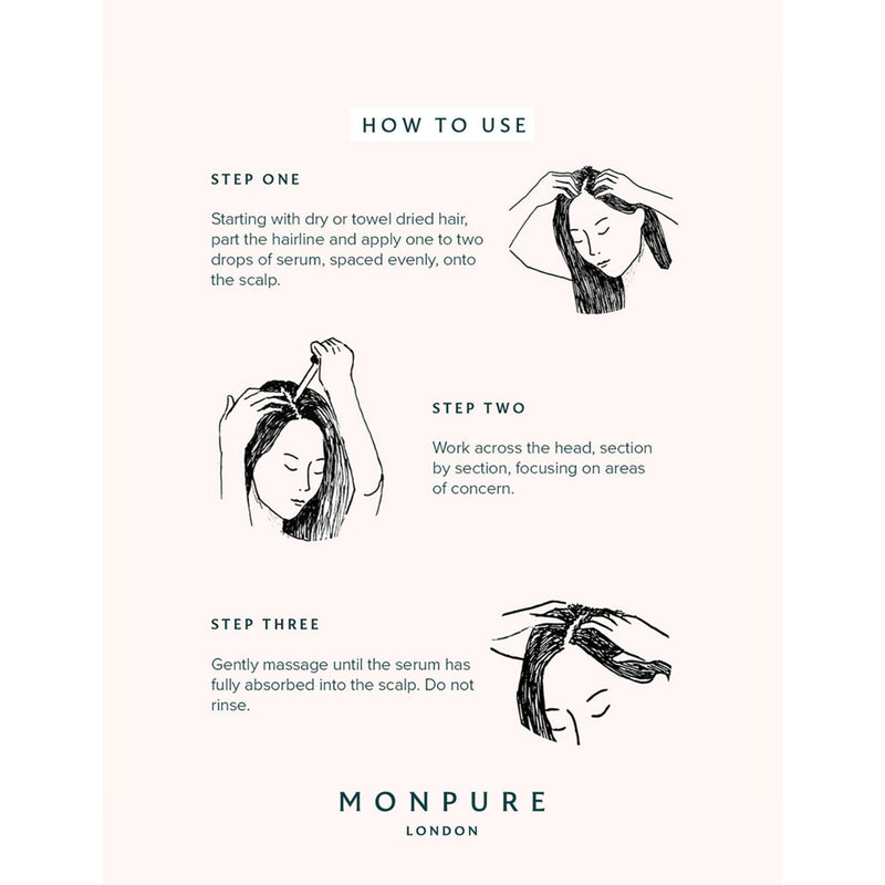 Monpure Hydrate and Soothe scalp serum 50ml (British brand)