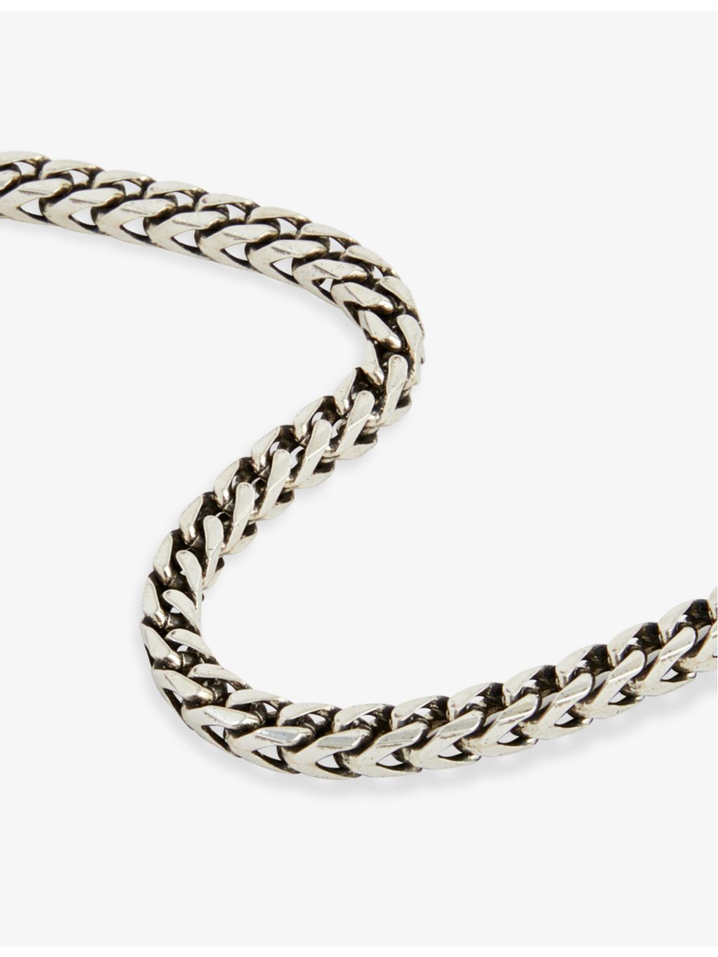 Emanuele Bicocchi sterling silver fargo chain bracelet, UK version