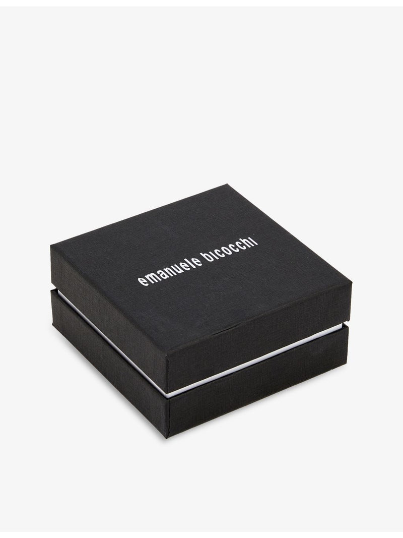 Emanuele Bicocchi sterling silver fargo chain bracelet, UK version