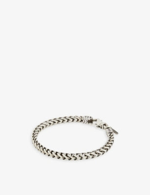 Emanuele Bicocchi Square Fargo-Chain Sterling Silver Bracelet 20.5cm