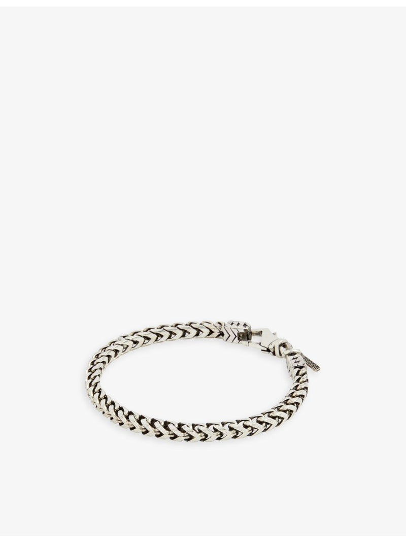 Emanuele Bicocchi sterling silver fargo chain bracelet, UK version