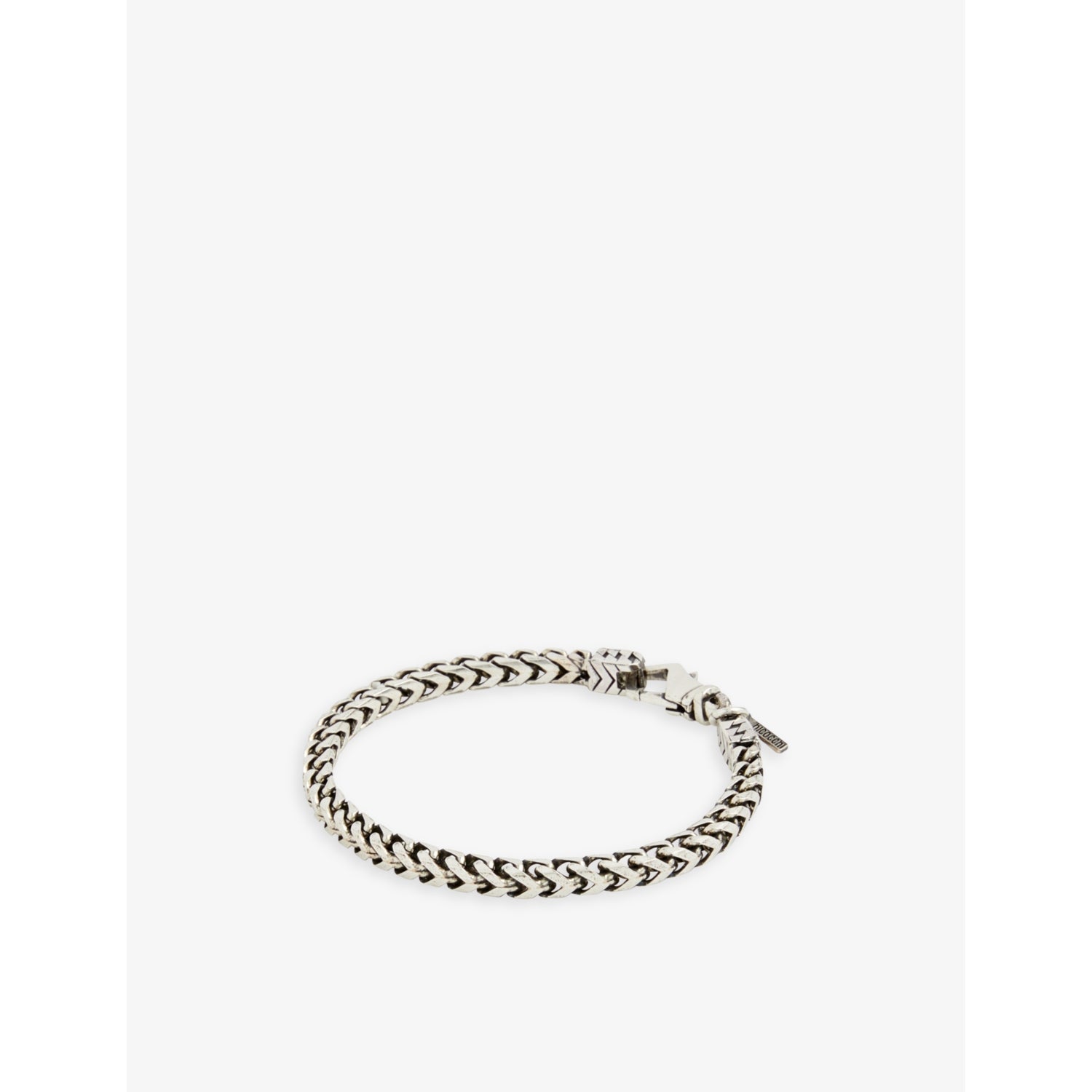 Square fargo-chain sterling-silver bracelet - S