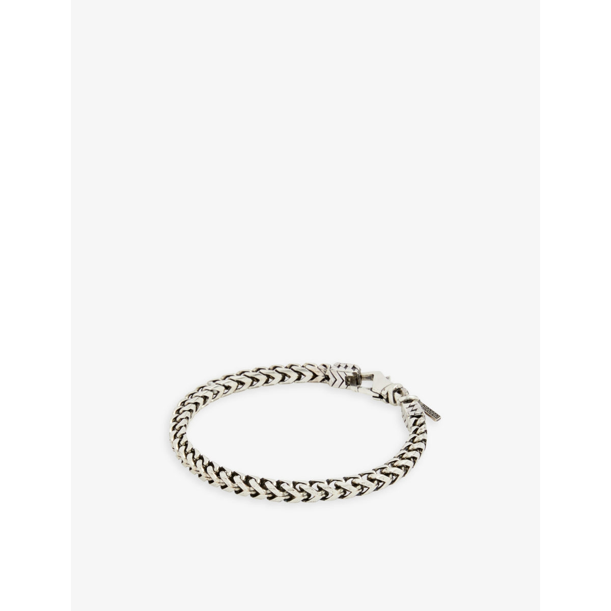 Square fargo-chain sterling-silver bracelet - S