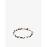 Square fargo-chain sterling-silver bracelet - S