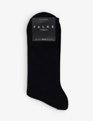 FALKE Tiago Ribbed-Edge Cotton-Blend Socks