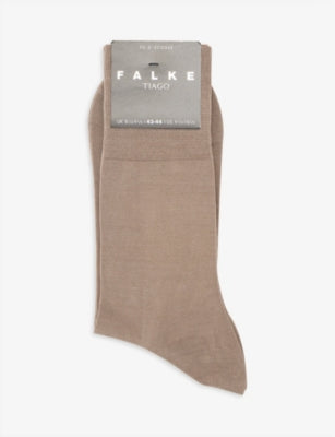 FALKE Logo-Print Stretch-Cotton Blend Socks