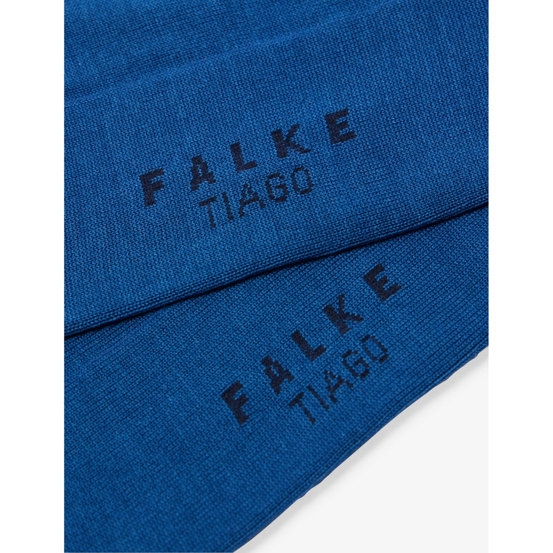 FALKE Tiago crew-length cotton-blend socks, imported from the UK