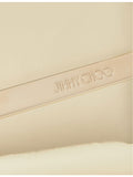 Jimmy Choo Emmie mirrored-fabric clutch, UK version