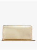 Jimmy Choo Emmie mirrored-fabric clutch, UK version