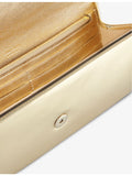 Jimmy Choo Emmie mirrored-fabric clutch, UK version