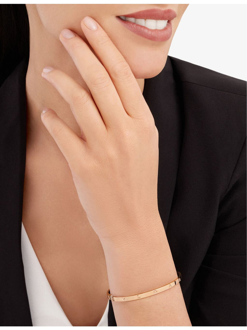 Bvlgari B.zero1 18ct rose-gold bracelet - British product