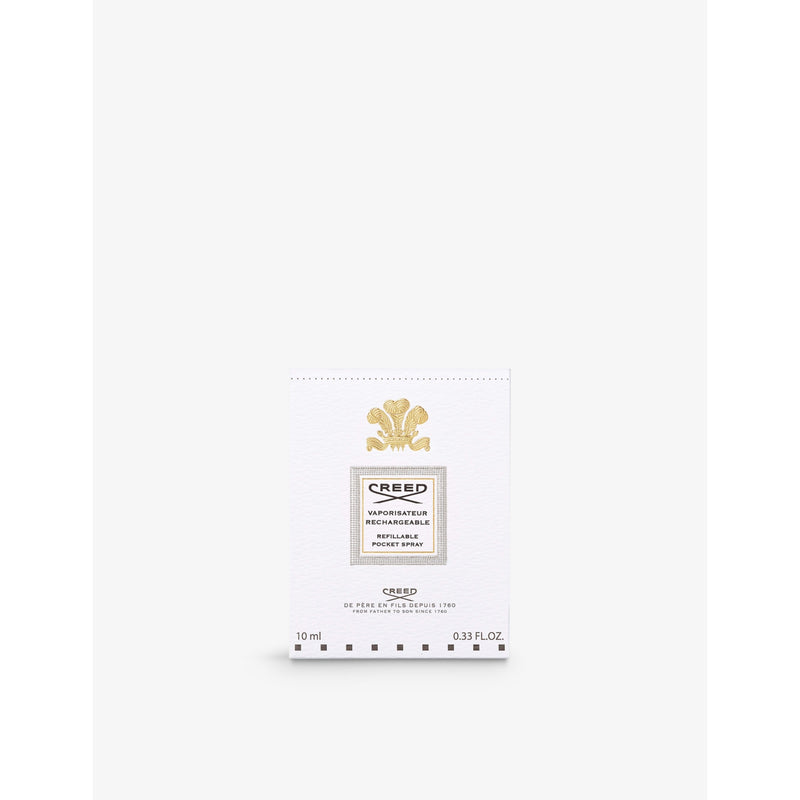 Creed refillable leather atomiser 10ml, UK version