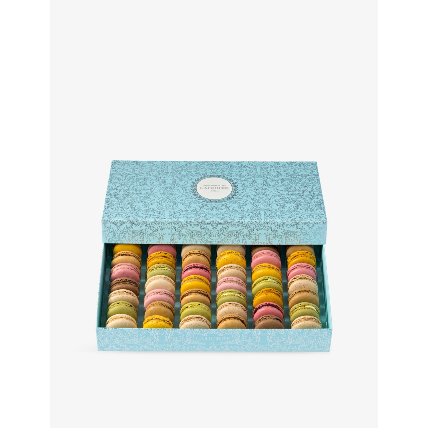 Ladurée assorted macarons gift box of 42 (British brand)