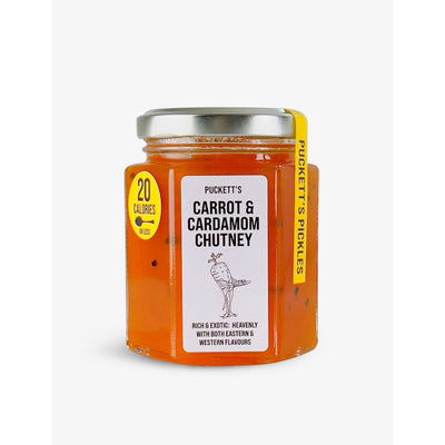 selfridges Puckett's Carrot and Cardamom Chutney 220g- Buy online at McGrocer
