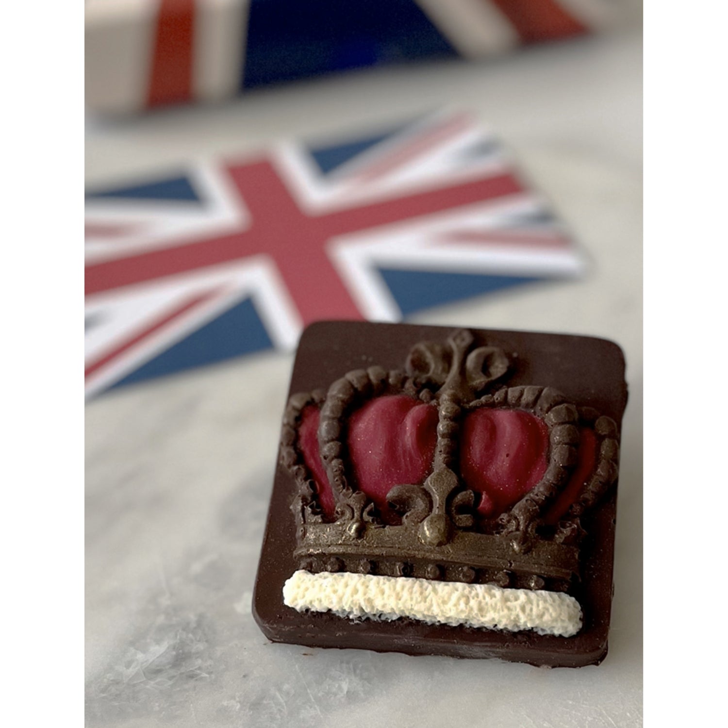 Crown Belgian chocolate 55g dark chocolate bar (British brand)