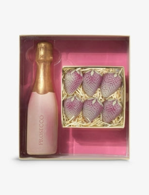 Choc on Choc chocolate prosecco strawberries gift box 335g (British brand)