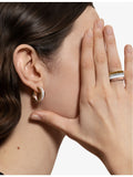Boucheron Quatre Classique hoop earrings 18ct gold diamonds (British brand)