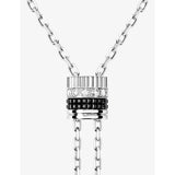 Boucheron Quatre diamond tie necklace 18ct white-gold 0.18ct - British product
