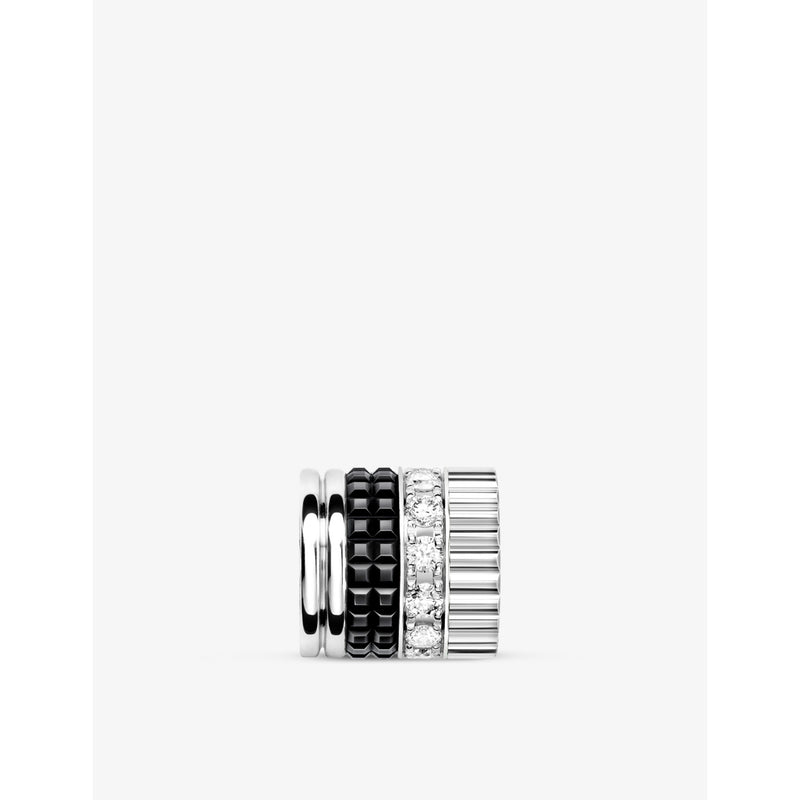 Boucheron Quatre diamond tie necklace 18ct white-gold 0.18ct - British product