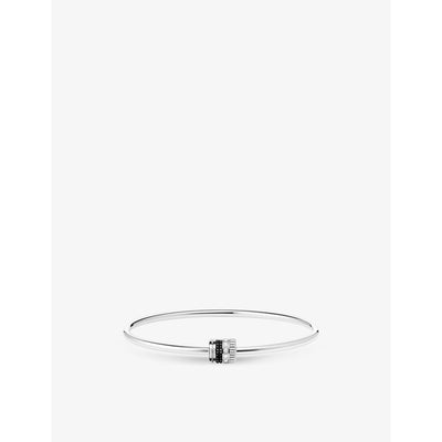 selfridges Boucheron Quatre Black Edition 18ct White-Gold 0.13ct Diamond Bracelet- Buy online at McGrocer