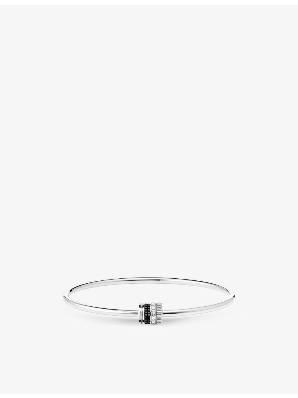 Boucheron Quatre Black Edition bracelet 18ct white-gold 0.13ct diamond, UK version