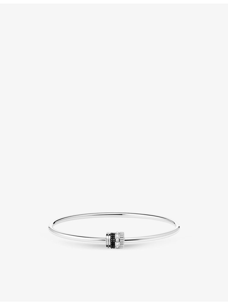 Boucheron Quatre Black Edition bracelet 18ct white-gold 0.13ct diamond, UK version
