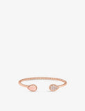 Boucheron Serpent Boheme 18ct Rose-Gold Diamond and Pink Quartz Bracelet