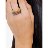 La Maison Couture Ivar 18ct yellow gold sapphire ring 3.4ct, UK version