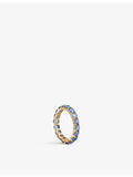 La Maison Couture Ivar 18ct yellow gold sapphire ring 3.4ct, UK version