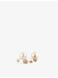 Ritika Ravi 18ct gold polki diamond pearl earrings, UK version