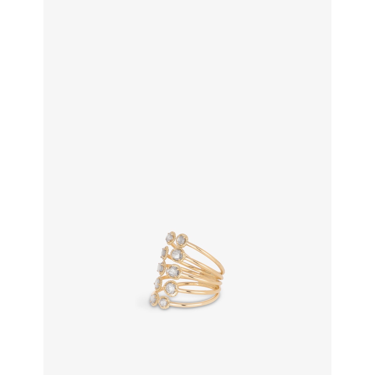 Ritika Ravi IVAR 1.36ct polki diamond ring, imported from the UK