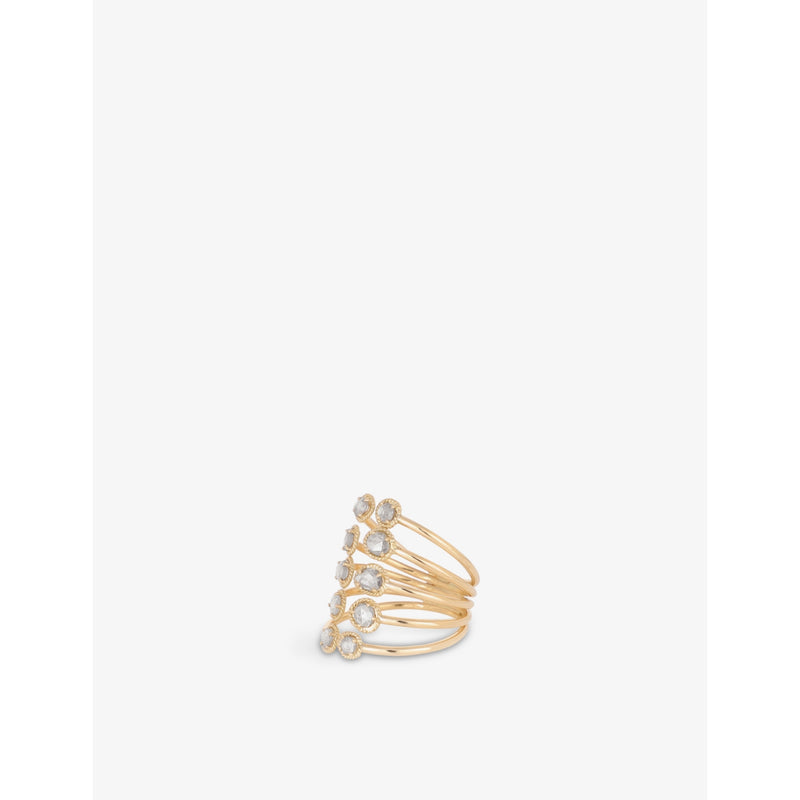 Ritika Ravi IVAR 1.36ct polki diamond ring, imported from the UK