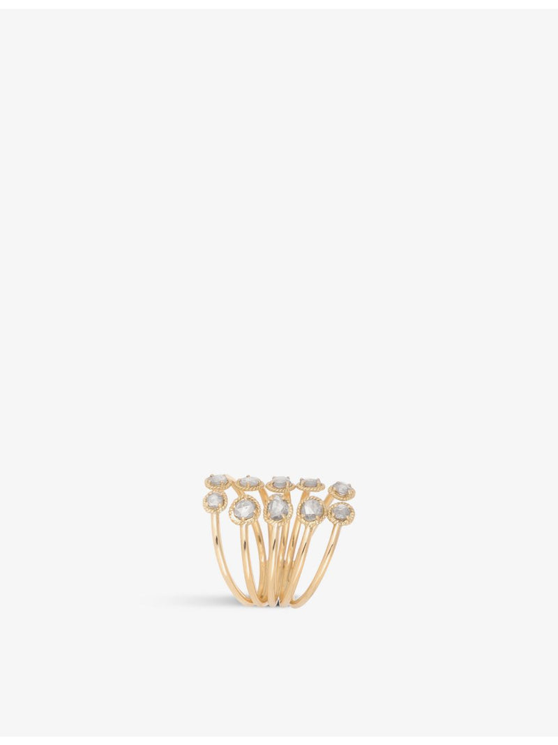 Ritika Ravi IVAR 1.36ct polki diamond ring, imported from the UK