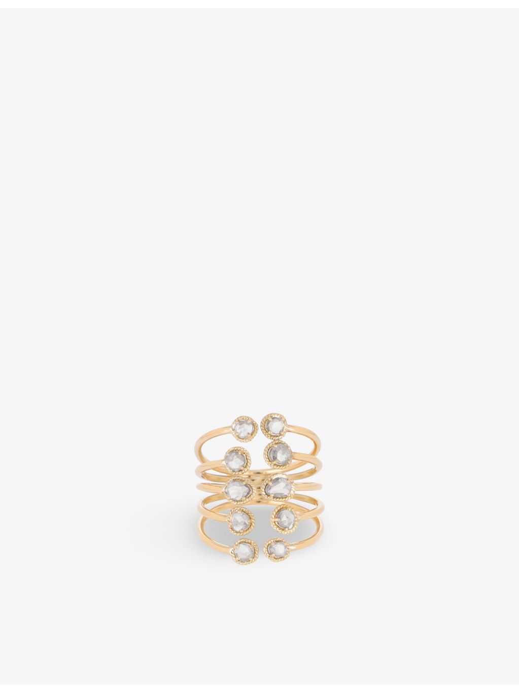 Ritika Ravi IVAR 1.36ct polki diamond ring, imported from the UK