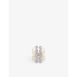 Ritika Ravi 18ct gold rose-cut sapphire ring, UK version