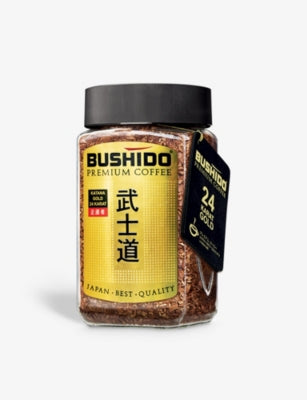 BUSHIDO 24K gold instant coffee 100g pack, UK version