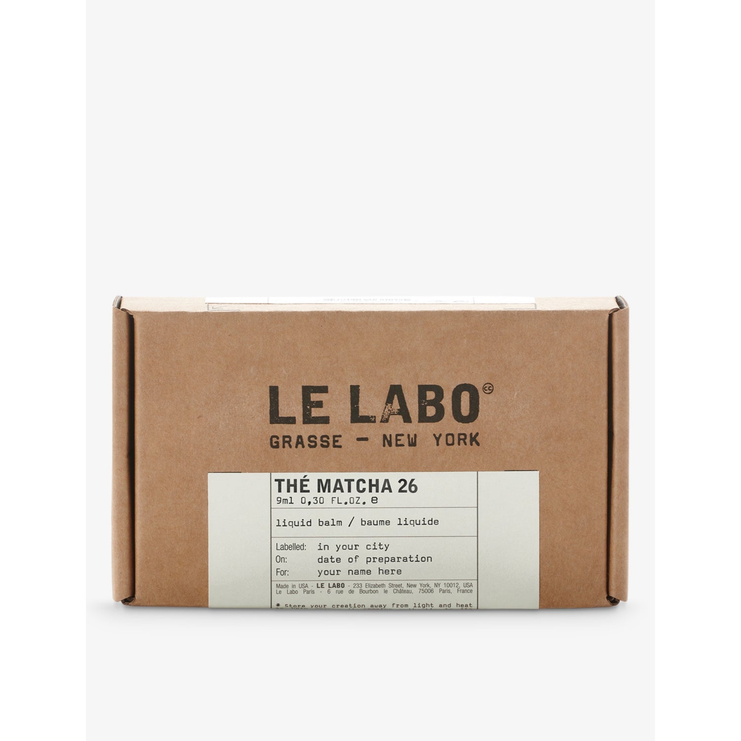 Le Labo Thé Matcha liquid balm rollerball 9ml (British brand)
